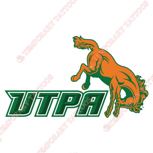 Texas Pan American Broncs Customize Temporary Tattoos Stickers NO.6527